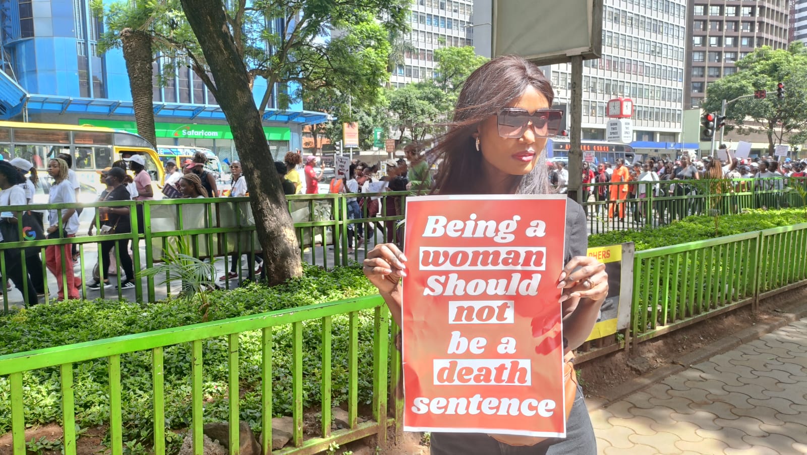 Drama as Man Supporting Violence Against Women Kicked Out From Femicide Demos in Nairobi
