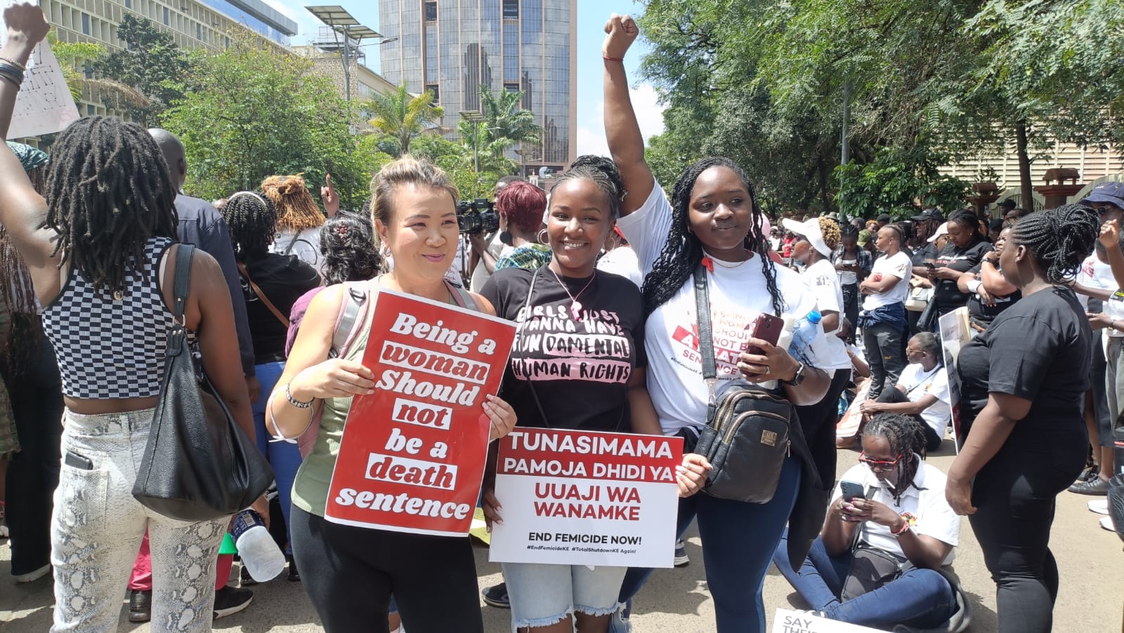 Activists Demand Government Action Against Femicide in Nairobi Protest