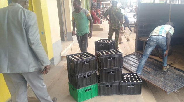 Police seize 1,450 crates of banned beer in Karatina valued at Sh4mn