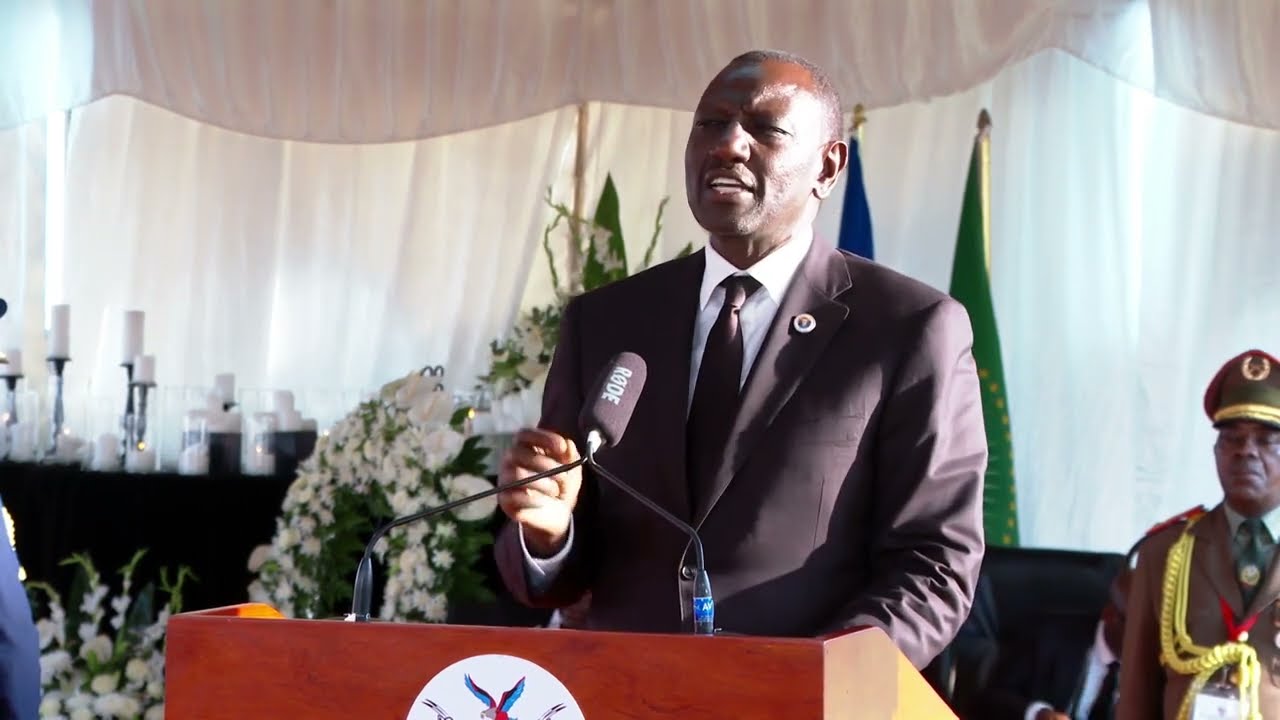(VIDEO) Ruto sustains call to reform global financial order at President Geingob memorial in Namibia