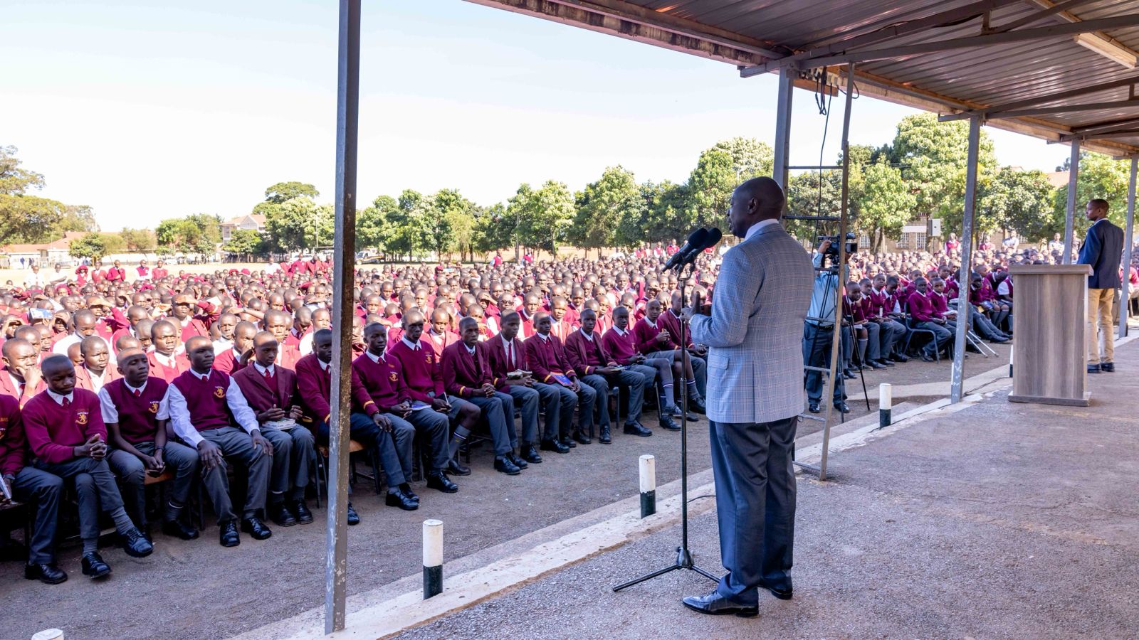 Gachagua assures Kapsabet High School of govt support after road accident