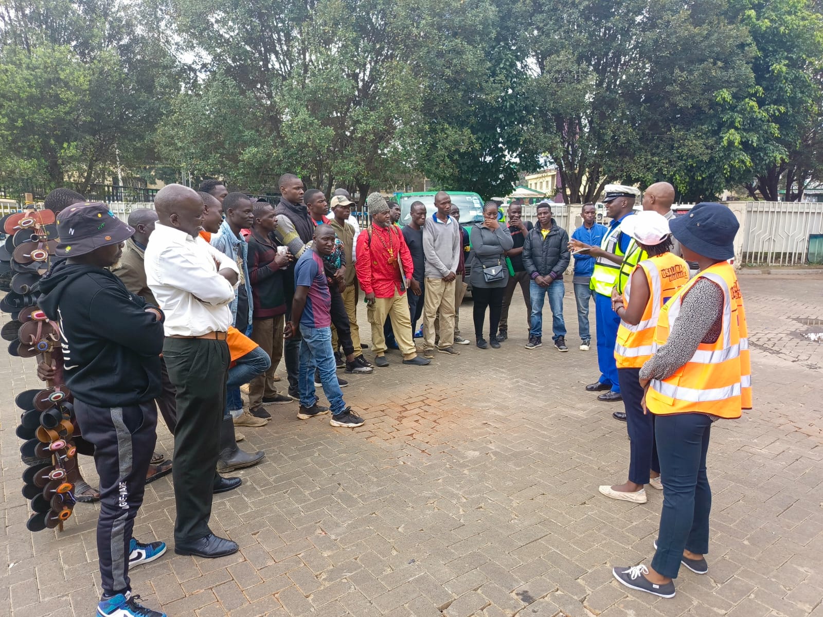Several pedestrians detained by NTSA for not using footbridges in Nairobi