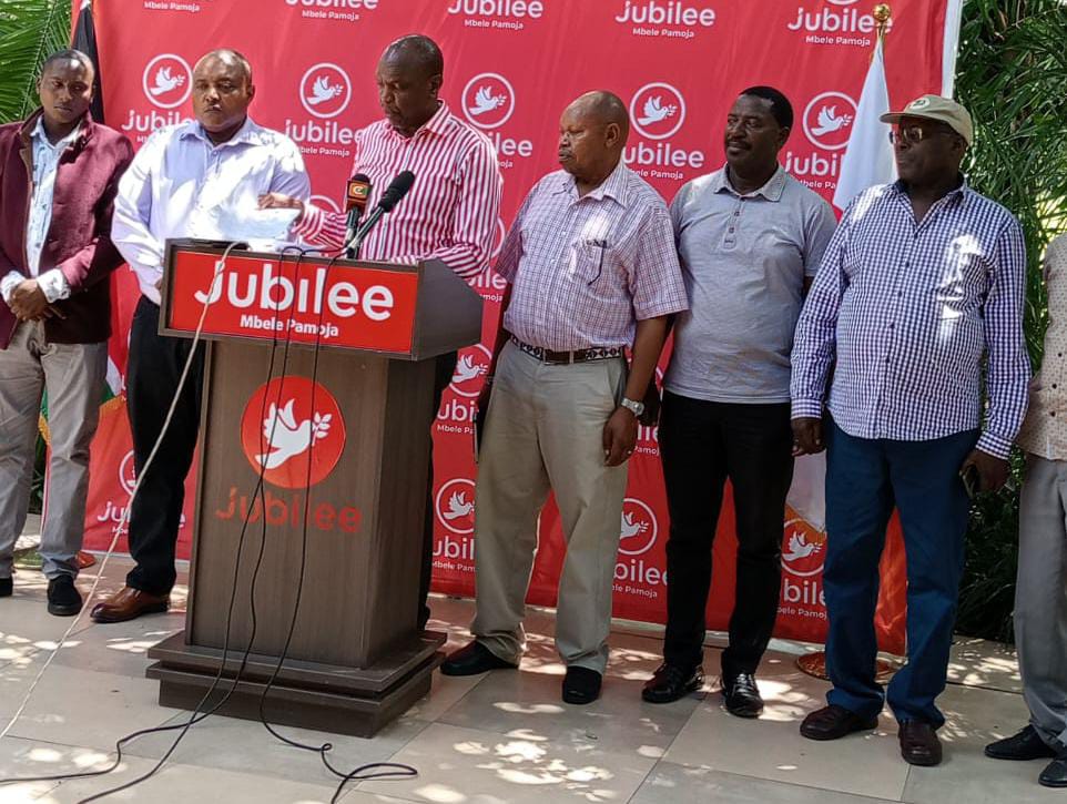 Kioni-led Jubilee faction to sue govt for ordering bar closures in illicit brew crackdown