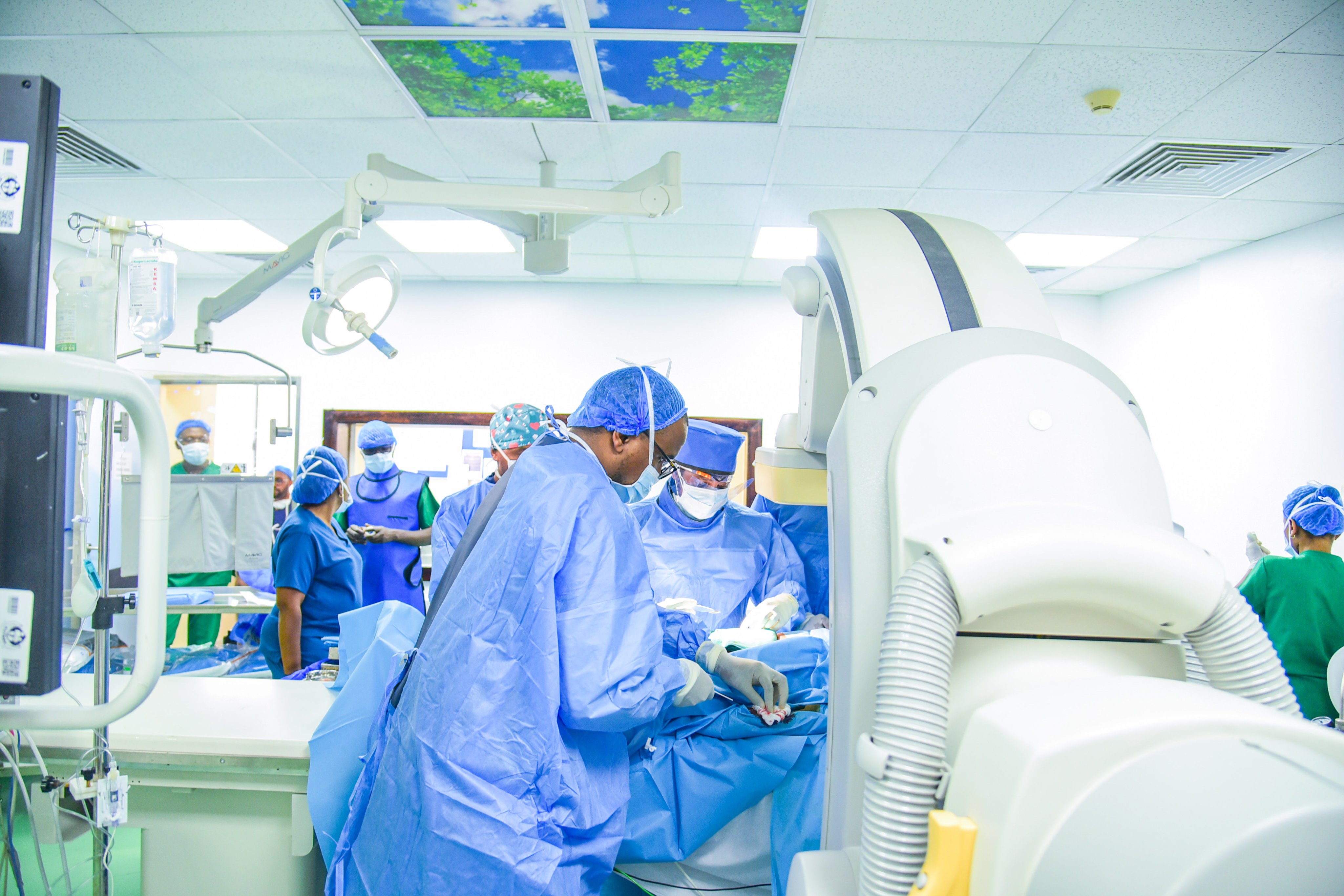 KUTRRH conducts first procedure to support weak artery