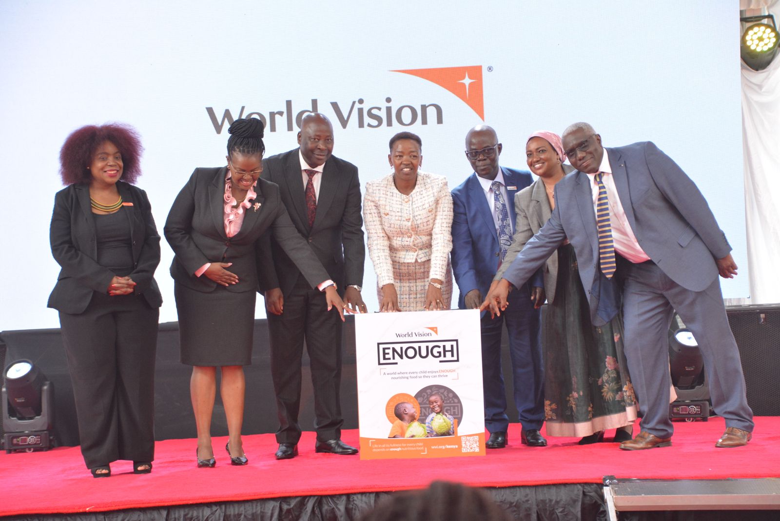 First Lady Rachel Ruto Launches World Vision’s ‘ENOUGH’ Campaign to Combat Child Hunger in Kenya