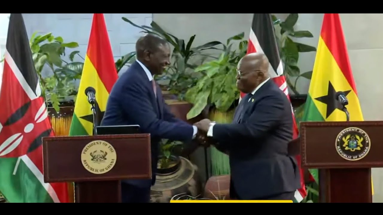 (VIDEO) Ruto secures Ghana’s endorsement for Raila’s AUC bid; Kenya to back Ghana for Commonwealth SG.