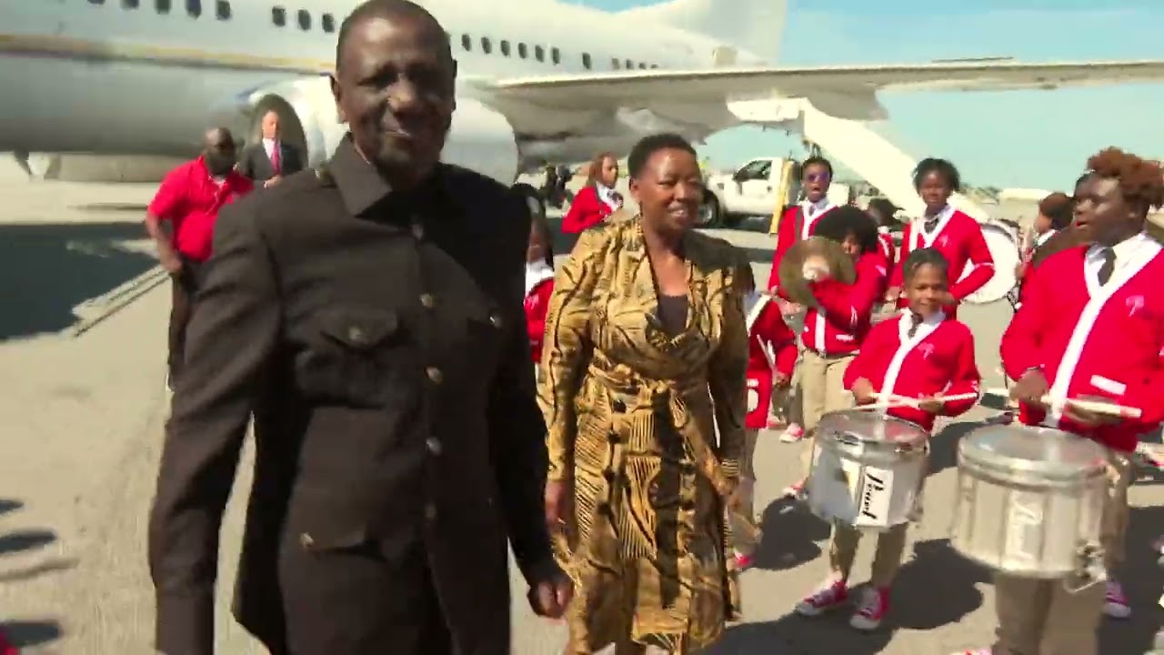 (VIDEO) President Ruto and his entourage arrive in the US for historic State Visit