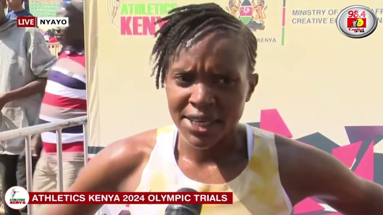 Faith Kipyegon clinches Paris Olympics 5000m ticket alongside Beatrice Chebet and Margaret Chelimo.