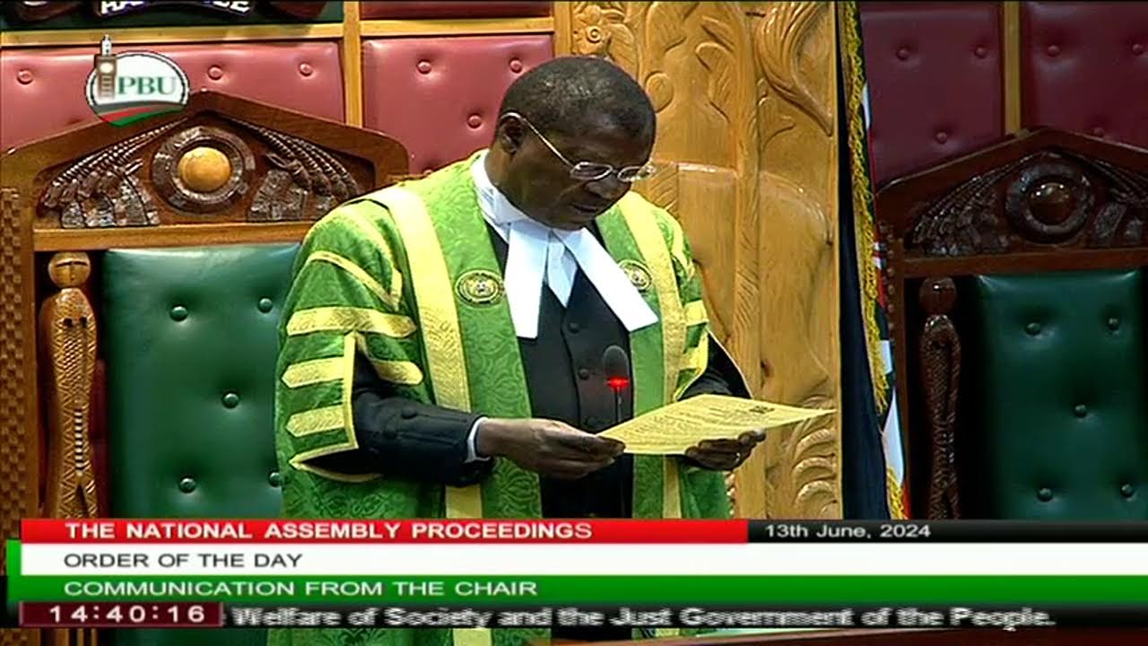 LIVE: Budget 2024/2025 reading at the National assembly