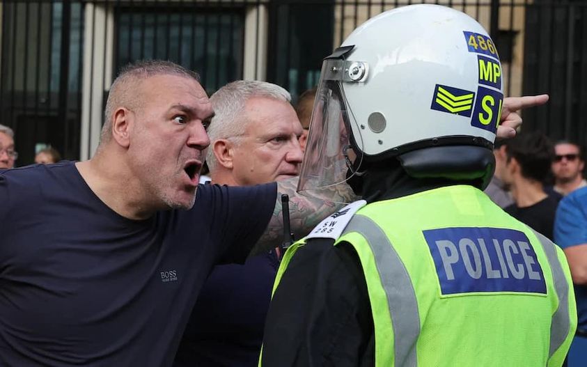 Many arrested as violent far-right protests erupt across UK