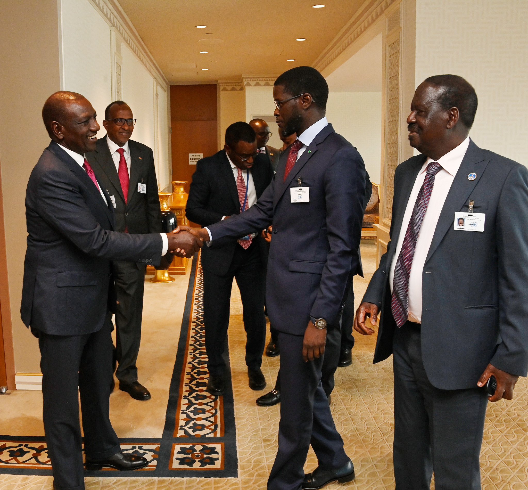 Senegal President Faye agrees to support Raila’s AUC candidature