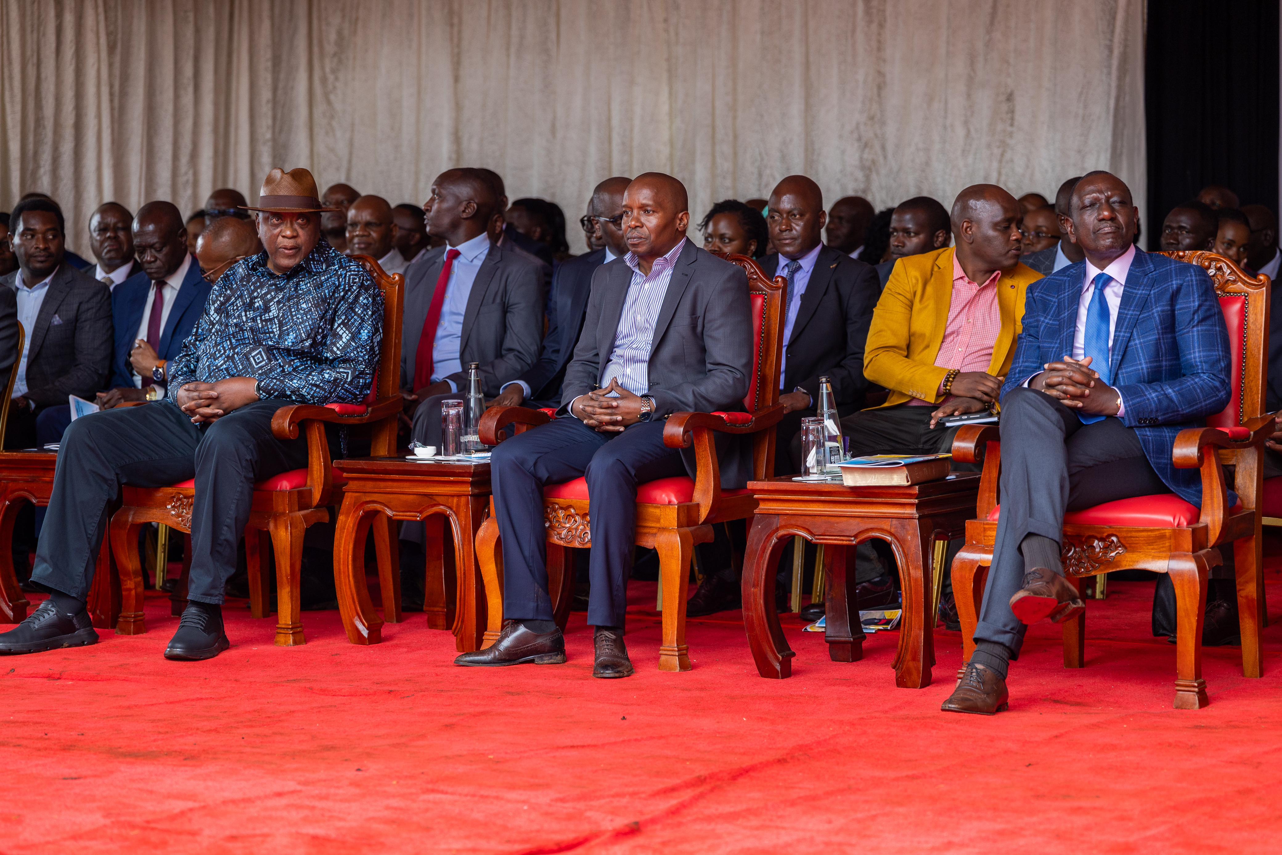 IN PICTURES: Ruto, Uhuru reunite in Embu as Gachagua takes backseat at Bishop’s installation