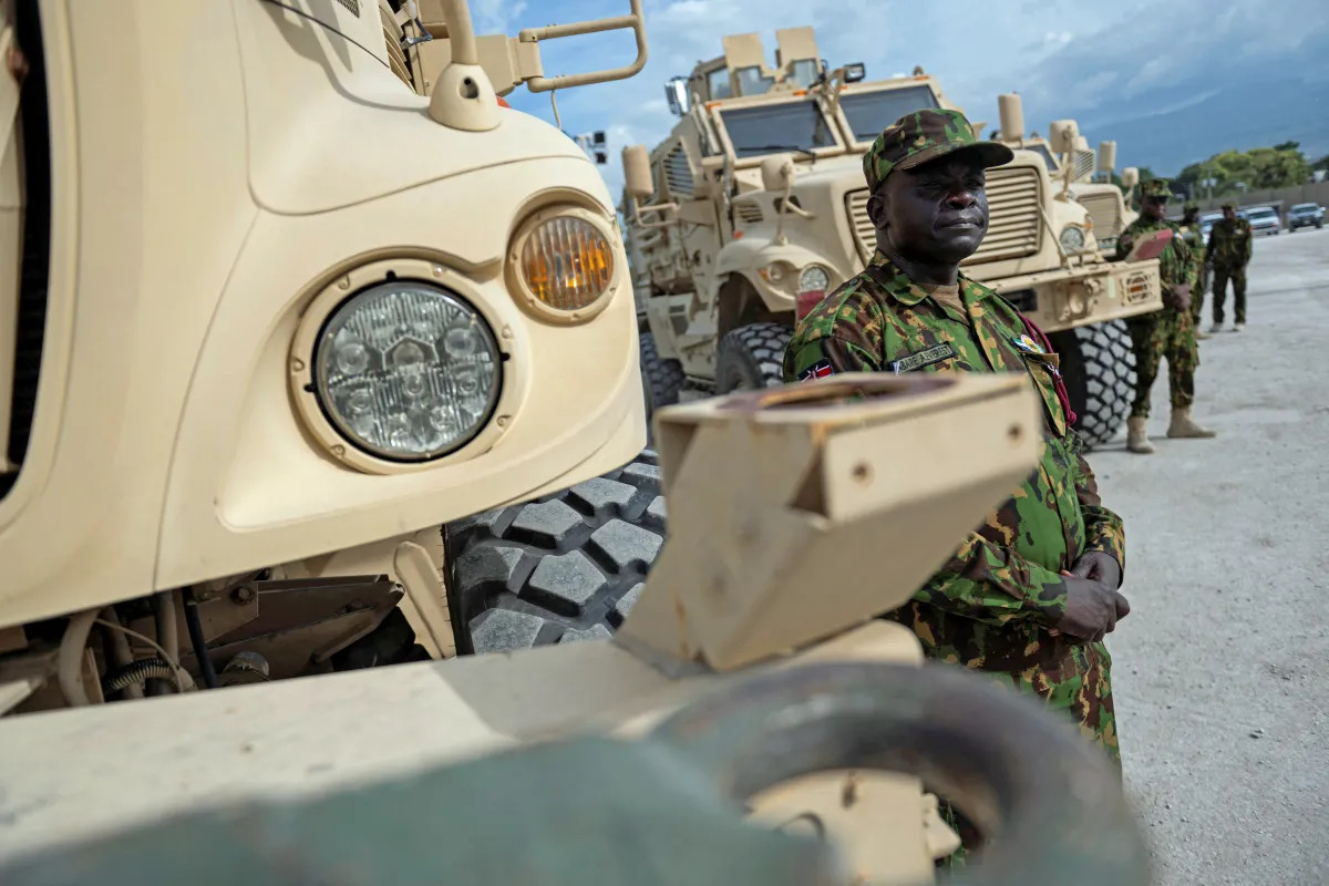 US delivers APCs to support Kenya-led Haiti security mission