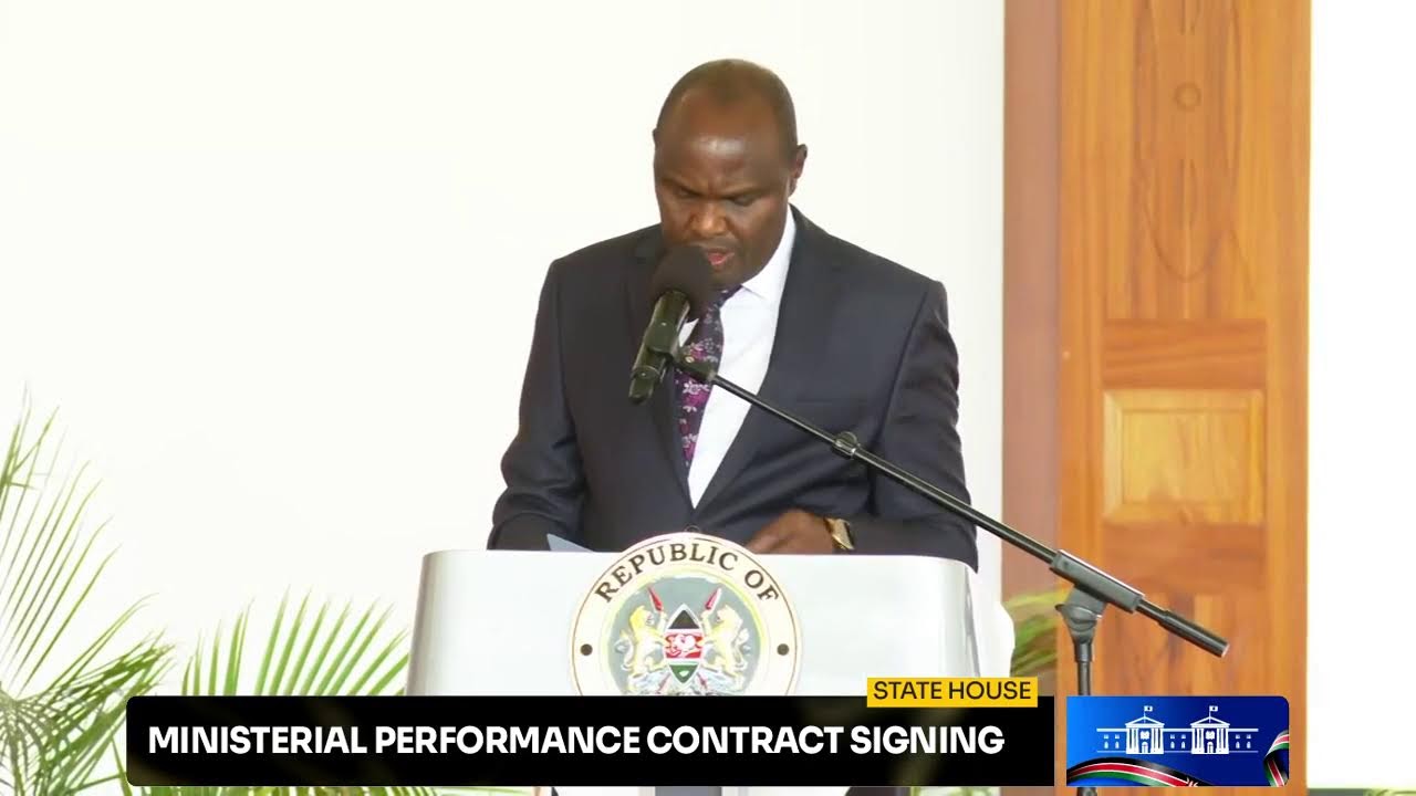 LIVE: Ruto signs fresh perfomance contracts with CSs, PSs