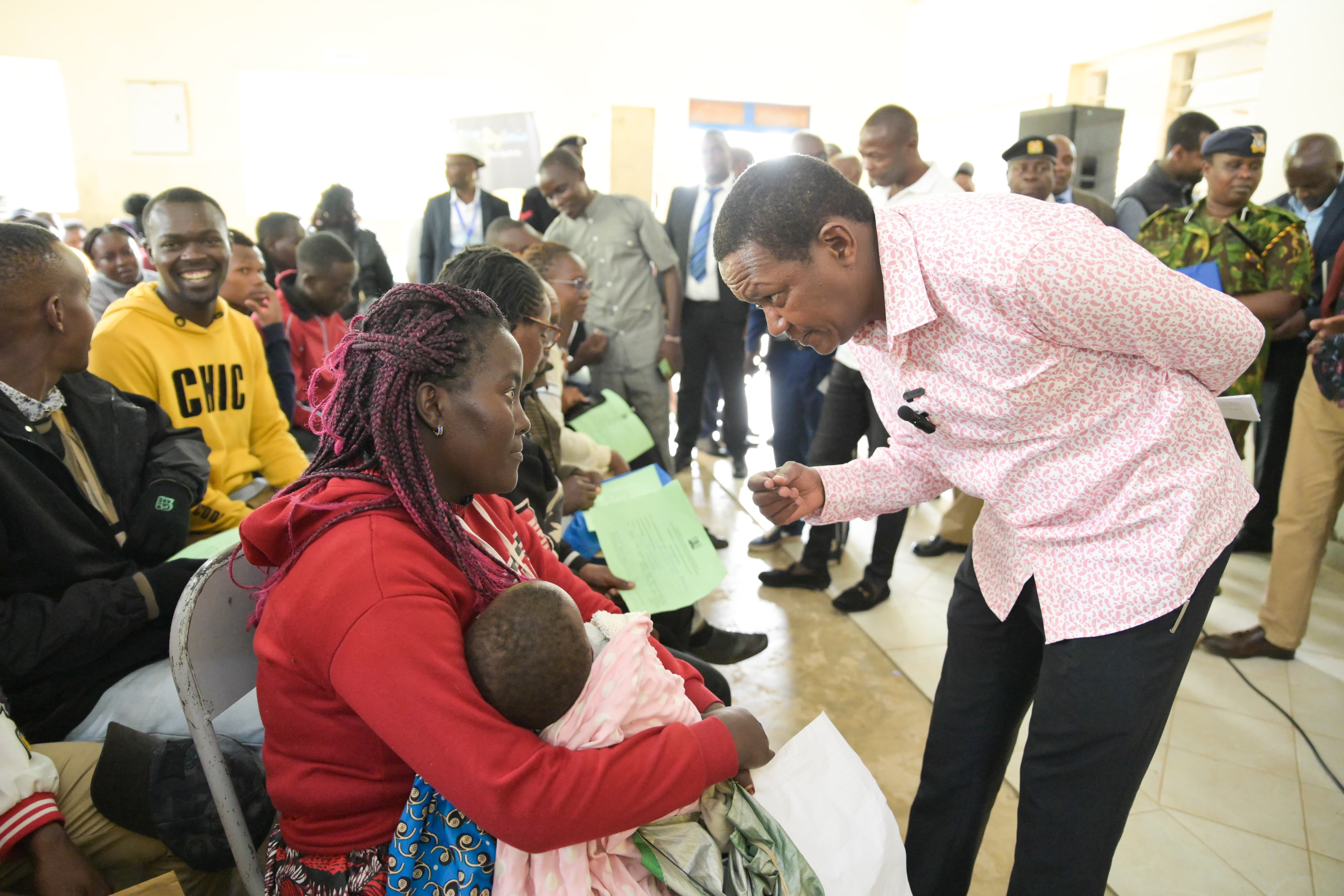 Mutua says recruitment for overseas jobs still on pause as thousands turn up in venues