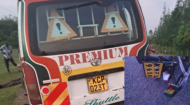 3 killed after matatu-boda boda crash at a market in Nyakatch