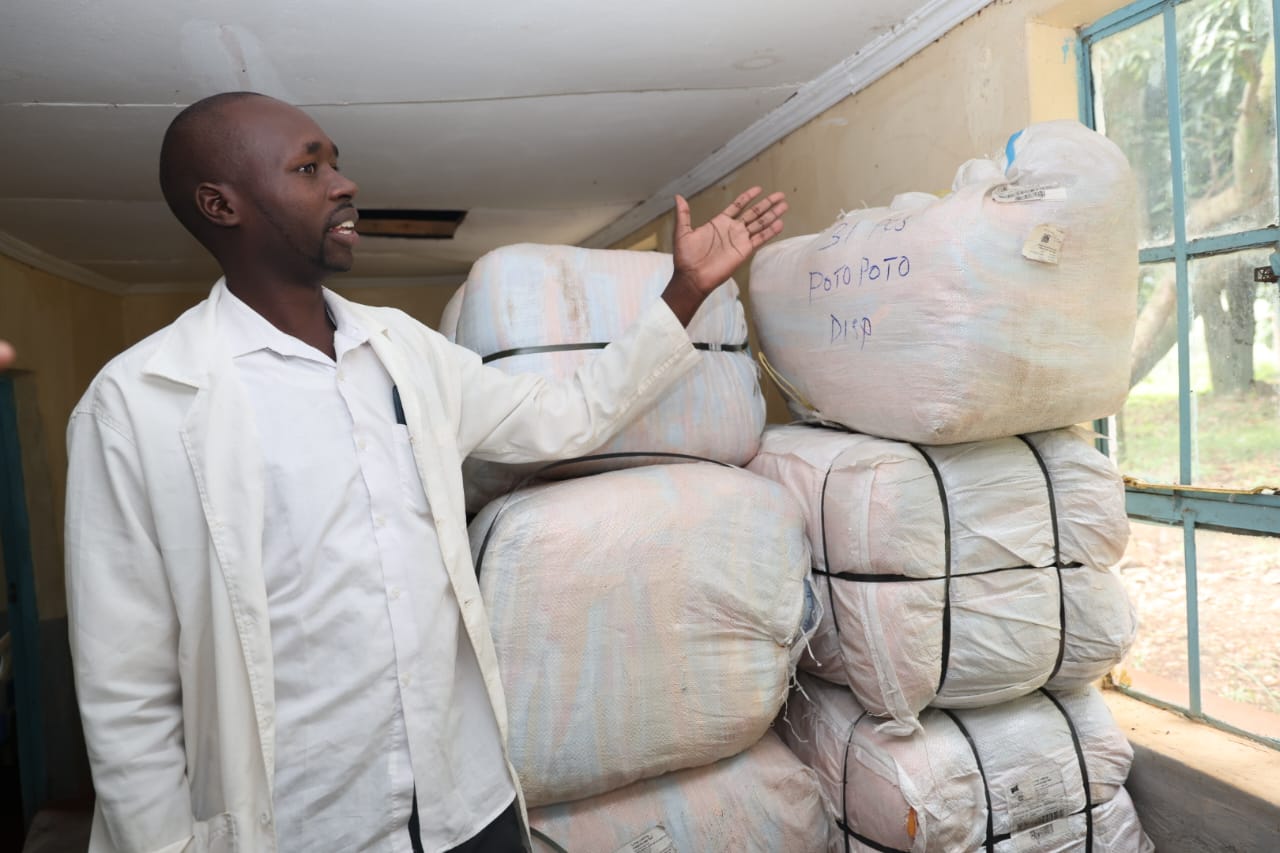 KEMSA Distributes Treated Mosquito Nets In Nandi with Support from the Global Fund