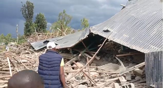 4 people injured in collapsed Rongo building, responders rule out fatalities