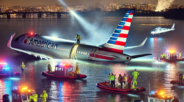18 bodies recovered from the river following an aircraft crash near Reagan Nat’l Airport in D.C.