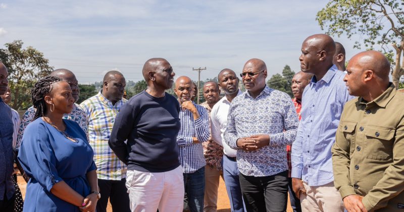 President Ruto warns contractors undermining implementation of govt projects