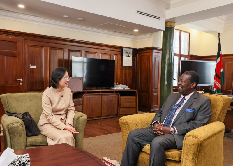 Mudavadi hosts China’s new Ambassador Guo Haiyan