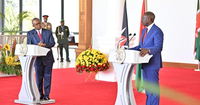 Kenya, Guinea-Bissau root for free trade as Ruto and Embaló reaffirm ties