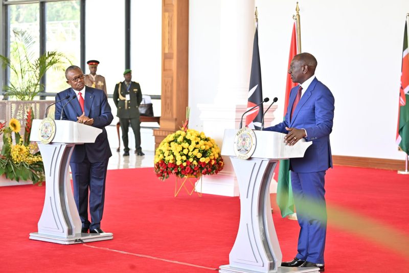Kenya, Guinea-Bissau root for free trade as Ruto and Embaló reaffirm ties