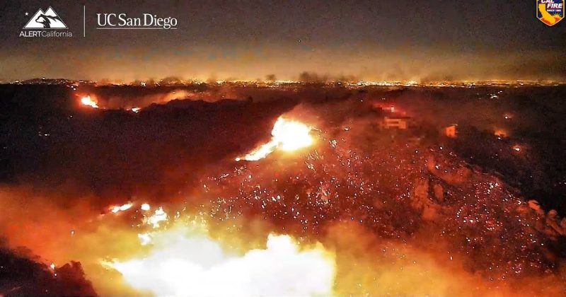 (VIDEO) Timelapse video captures devastation in Los Angeles Wildfires