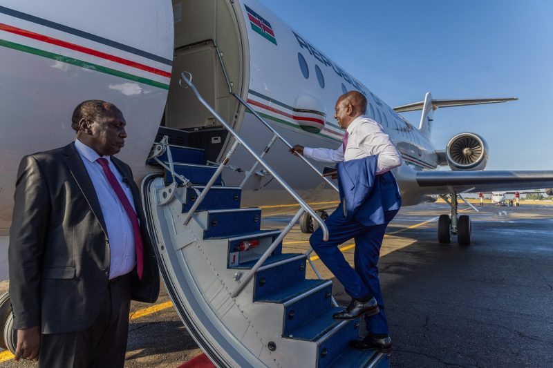 Ruto departs for Addis Ababa to attend the AU Summit