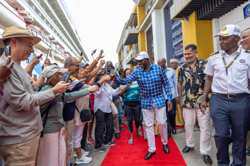 Kenya eyes cruise tourism boost as President Ruto welcomes Norwegian Dawn