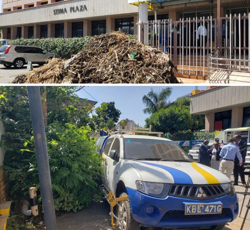 Nairobi County Dumps Garbage at Stima Plaza in Sh3 billion Power Bills Standoff