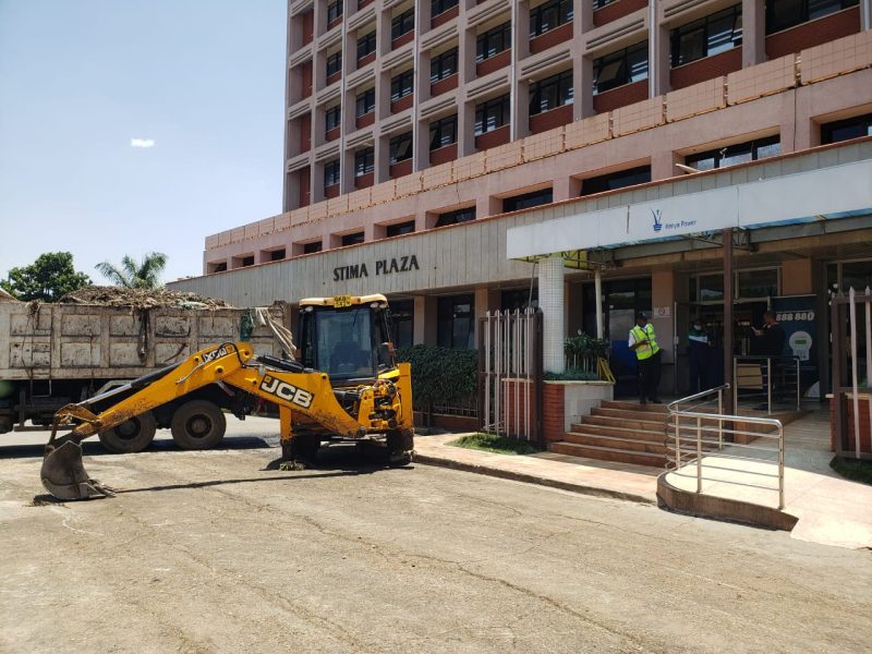 NEMA orders City Hall to clear garbage at Stima Plaza in row with Kenya Power