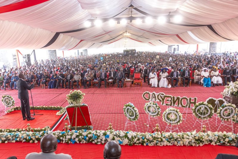 Deal with Raila not about power sharing: President Ruto