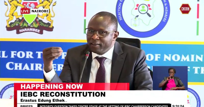 Edung Ethekon to take oath as IEBC Chairperson on Friday