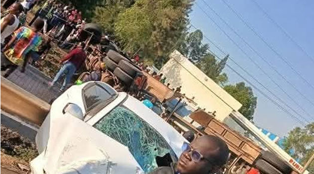 1 person killed, several injured after oil tanker crashed outside Kisumu