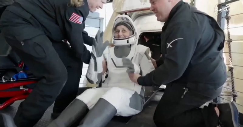 (WATCH) Long wait over! Stranded astronauts return to Earth after nine months in orbit