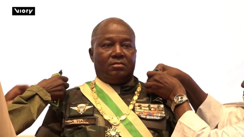 (WATCH) Niger’s military ruler sworn in as the country’s president for a transitional period of five years.