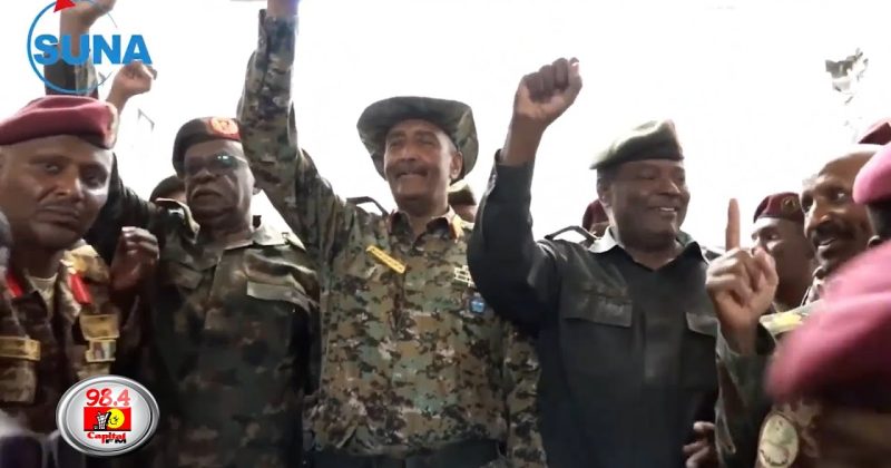 (WATCH) Sudan Army chief Al-Burhan tours presidential palace which was recaptured from the RSF