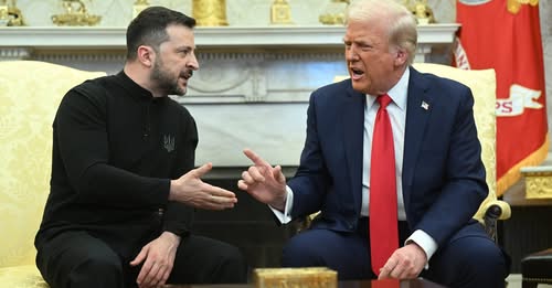 Trump says Zelensky trying to “back out” of rare earth minerals deal with U.S.