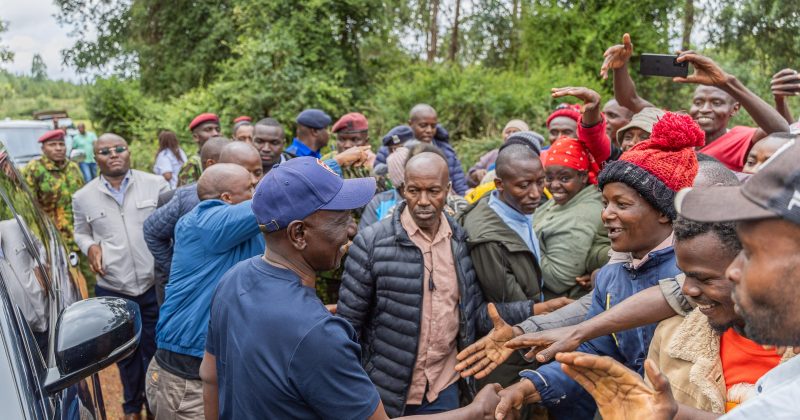 President Ruto arrives in Sagana to start Central Kenya tour