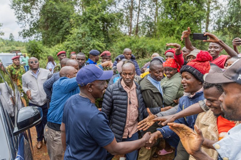 President Ruto arrives in Sagana to start Central Kenya tour
