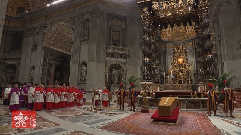 (WATCH) Lying in state ends – Cardinals seal coffin ahead of Pope Francis’ funeral