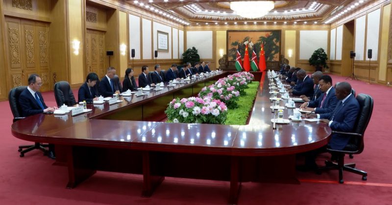 (WATCH) President Ruto holds bilateral talks with President Xi Jinping in China