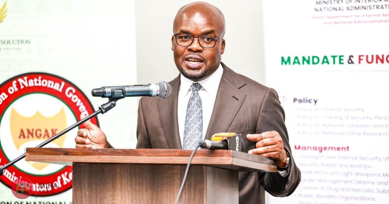 PS Omollo urges leaders to embrace peace and keep off from political violence
