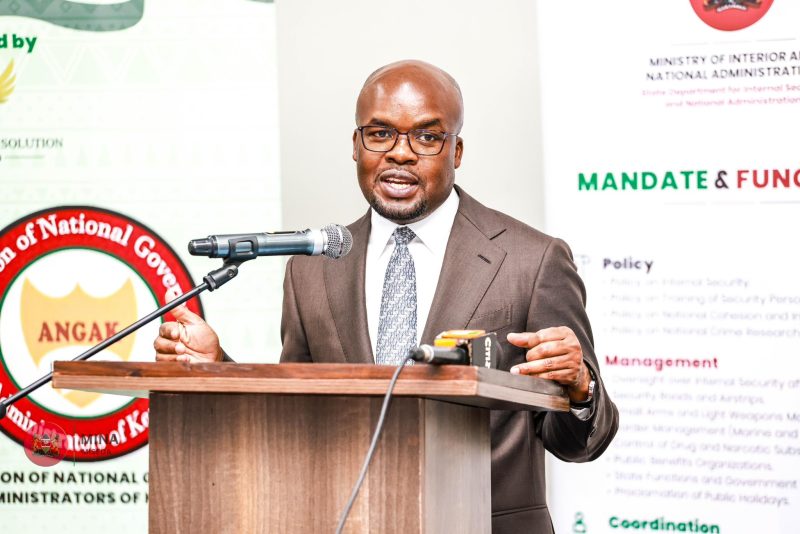 PS Omollo urges leaders to embrace peace and keep off from political violence