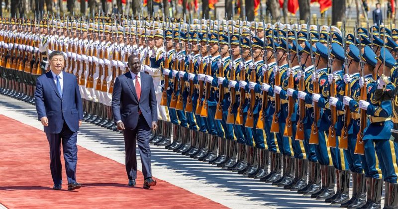 (WATCH) Ruto Welcomed to China with 21-Gun Salute and guard of honour
