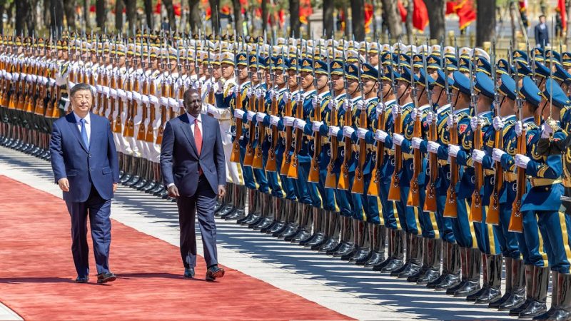 (WATCH) Ruto Welcomed to China with 21-Gun Salute and guard of honour
