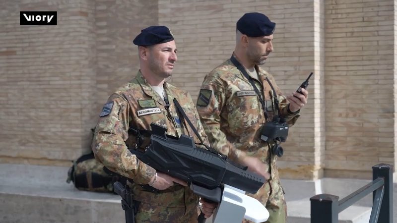 (WATCH) UAVs not welcome – Soldiers carry anti-drone guns amid heightened security ahead of Pope Francis’ funeral