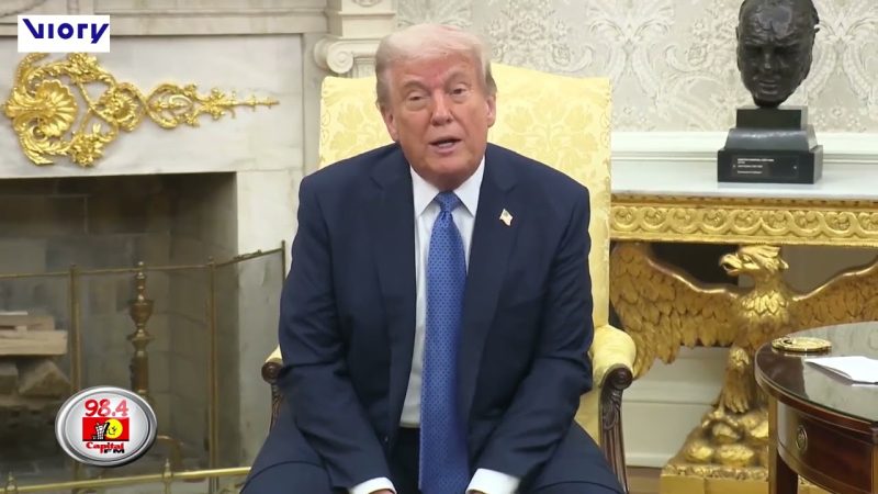 (WATCH) ‘You don’t know what pressure I’m putting on Russia!’ – Trump as he expects peace deal ‘in a week’