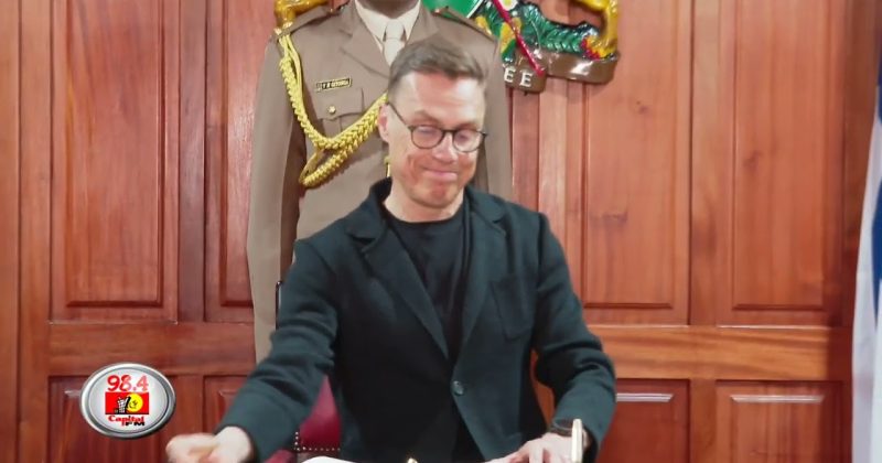 (WATCH) Finland President Alexander Stubb arrives in Kenya for state visit